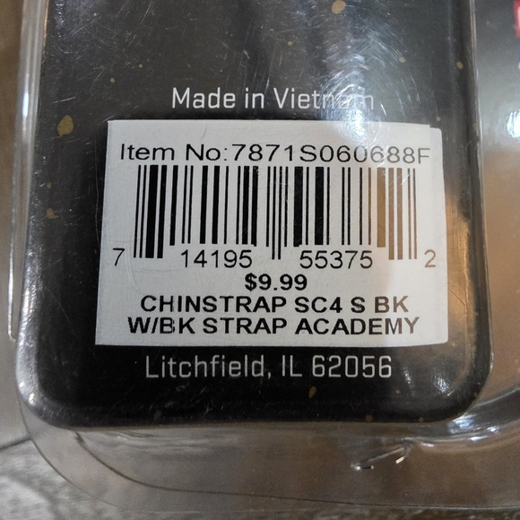 Schutt Youth SC4 Hardcup Chin Strap - Picture 3 of 3